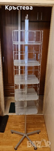 Продавам щендер, квадратен, хром, снимка 1