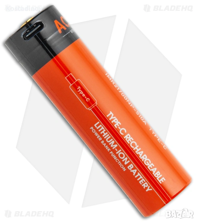 Батерия Acebeam 21700 Li-ion USB-C Rechargeable-5100mAh, снимка 1