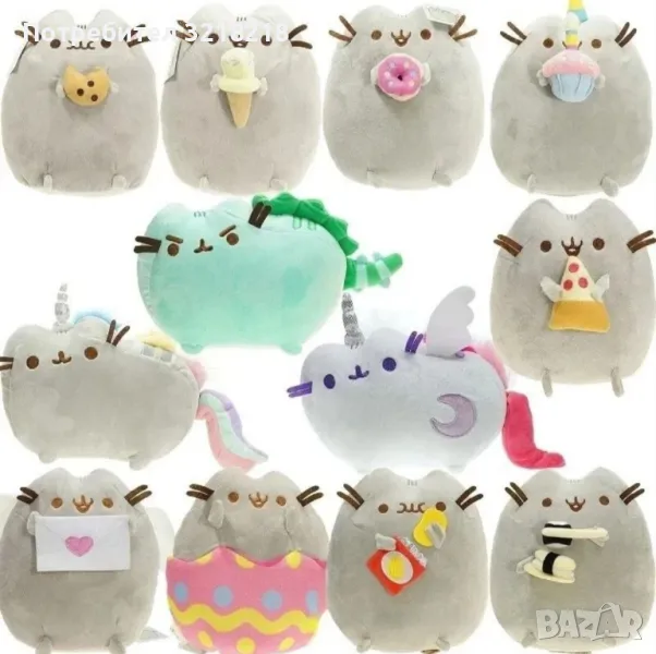 Фейсбук емотиконка Pusheen котка декорация за дома., снимка 1