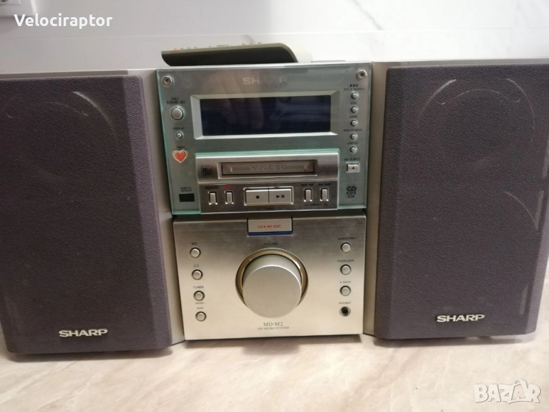 Мини hi-fi Уредба SHARP MD-M2H, снимка 1