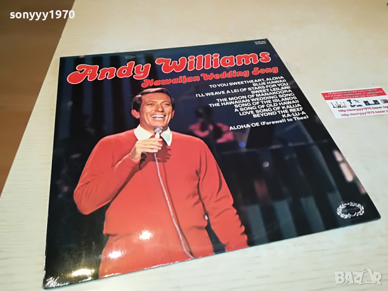 ANDY WILLIAMS-MADE IN ENGLAND 1404222134, снимка 1