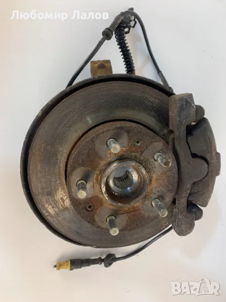 Преден ляв шенкел лагер главина апарат диск Land Rover Freelander I (98-00)г. , снимка 1