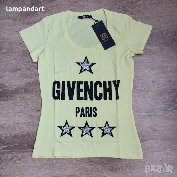 Тениска Givenchy жълта, снимка 1