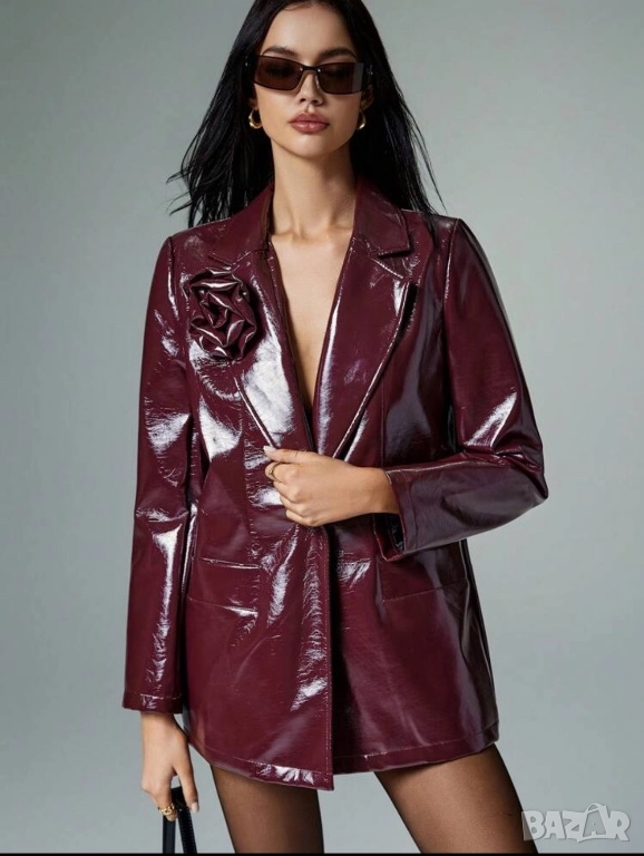 -70% BLACK FRIDAY Сако- Burgundy Rose, снимка 1
