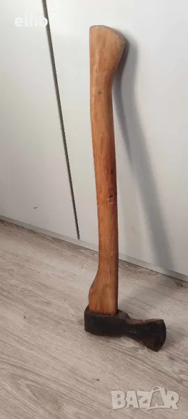 Стара брадва с дълга дръжка#21 , снимка 1