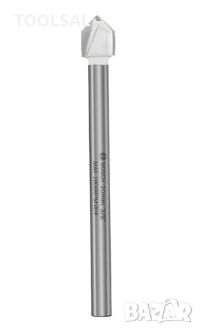 Свредло Bosch за стъкло и керамика с твърдосплавна пластина 8 мм, 80 мм, CYL-9 Ceramic, снимка 1