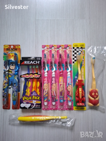 Детски Четки за зъби, Петс патрул, Колички, Барби,Мечета, Батман и др. , снимка 1