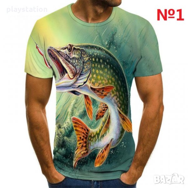 Риболовни тениски, снимка 1