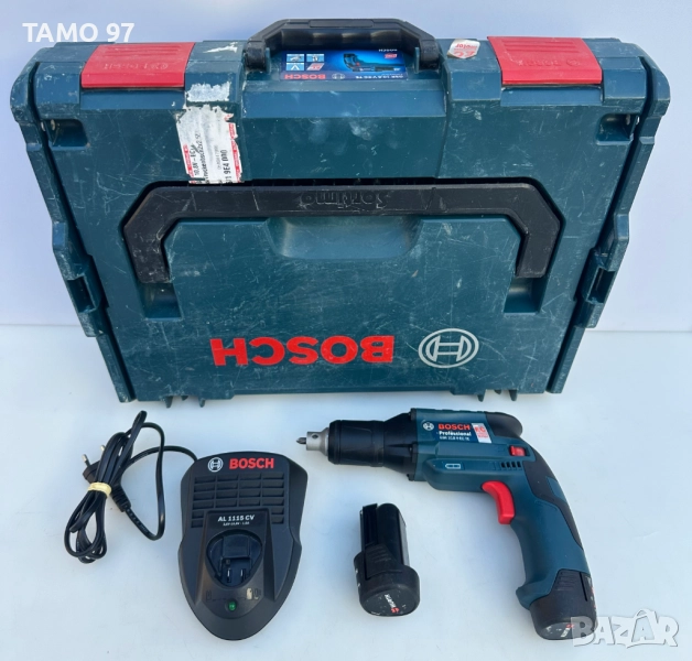 BOSCH GSR 10.8 V-EC TE - Безчетков винтоверт за гипсокартон , снимка 1