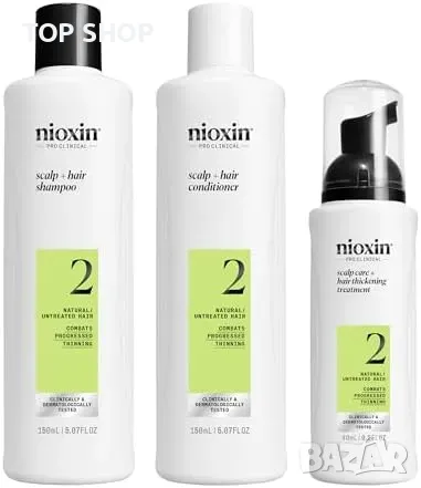 Нов Nioxin System 3 - Комплект за гъста коса при изтъняване и увреждане, снимка 1