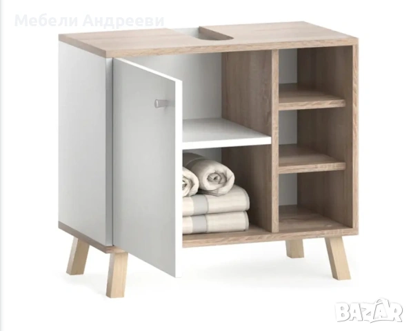 Шкаф за подмивка Vicco 4112, снимка 3 - Шкафове - 53766829