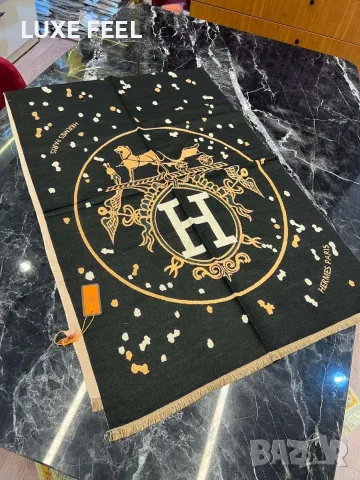 Gucci ⚜️ Hermes ⚜️ Louis Vuitton ⚜️ Дамски Кашмирени Шалове , снимка 11 - Шалове - 56046188