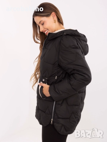 Дамско ватирано яке с цип, 3цвята , снимка 8 - Якета - 51949066