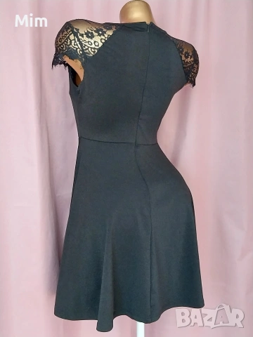 S Черна, бяла рокля и бяло сако, снимка 4 - Рокли - 53853600