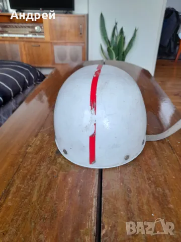 Стара мотористка Каска #4, снимка 2 - Други ценни предмети - 48252162