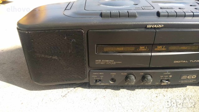 Радиокасетофон SHARP WQ-CD240, снимка 3 - Радиокасетофони, транзистори - 42076962