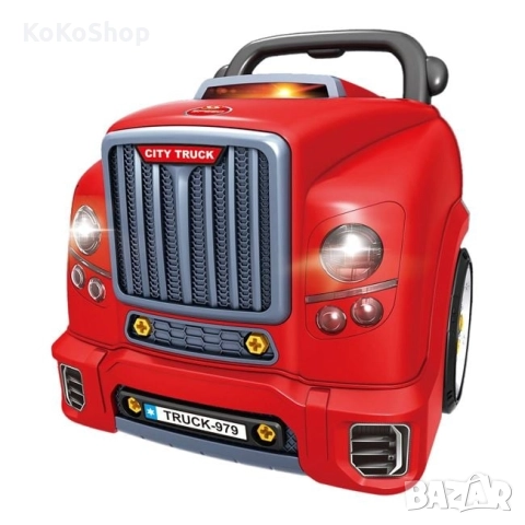 Детски камион работилница с инструменти/камион работилница, снимка 4 - Коли, камиони, мотори, писти - 52286258