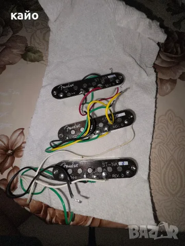 Fender Mod Shop Samarium Cobalt Noiseless комплект адаптери, снимка 4 - Китари - 56114659