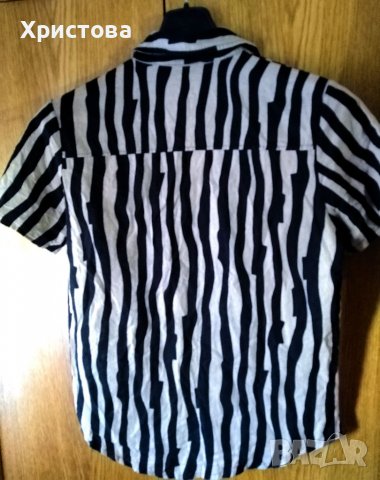 Мъжка памучна риза,L, снимка 2 - Ризи - 39895187