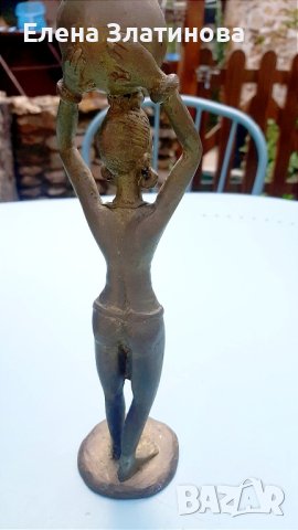 Африканска скулптура , снимка 4 - Статуетки - 41448902