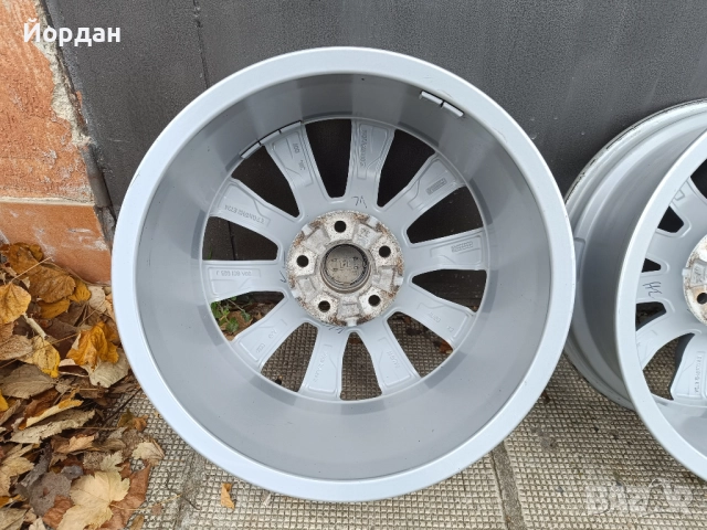 ОРИГИНАЛНИ джанти 17 ' цола АУДИ A4 A6 Q5 / AUDI VW PASSAT 6,7,8 SKODA 5x112 66,6 ET34, снимка 14 - Гуми и джанти - 52583211