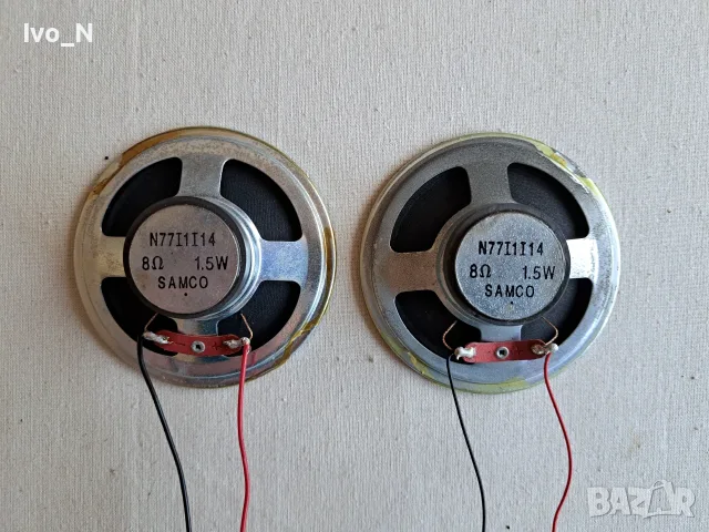 Говорители- 2 бр./ 3"/ 8 Ω/ 1,5 W., снимка 2 - Тонколони - 55991447