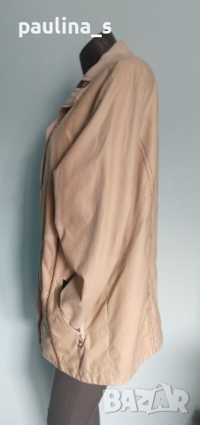 Уникално преходно яке тип парка в блед змийски принт "Frandsen" micro / голям размер , снимка 6 - Якета - 36283648