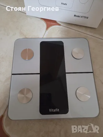 Чисто нов смарт кантар Vitafit VT7018 Цена-13 евро, снимка 2 - Електронни везни - 55743132