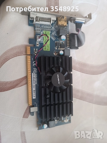 Видео карта Gigabyte GV-R45D3-1GI Rev:1.0, снимка 2 - Видеокарти - 52961153