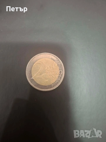 Монета от 2 евро 2002 година с буква А