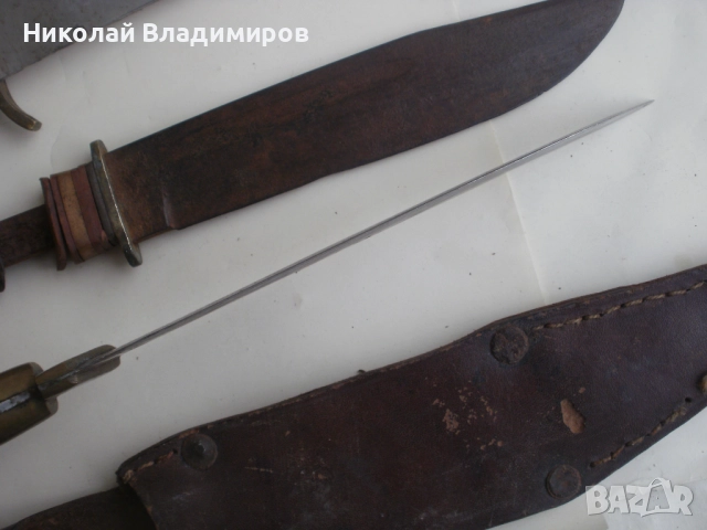 Стари Костенец ловен, Габровски ножове нож български и немски Solingen , снимка 13 - Ножове - 52902349