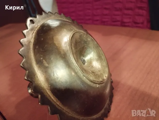 арабски гравиран месинг, свещник за 1 свещ, чиния, снимка 3 - Декорация за дома - 49820183