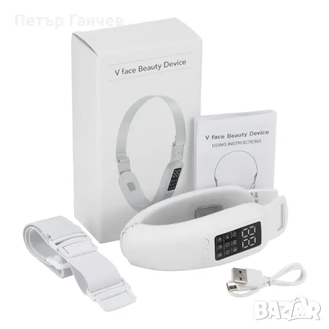 Уред за терапия на лице и двойна брадичка EMS V face beauty meter