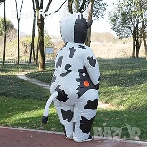 Забавен костюм крава - пълен комплект с помпа от RHYTHMARTS, снимка 6 - Други - 48256017