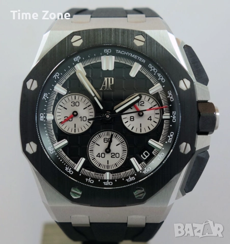 Audemars Piguet Royal Oak Offshore Chronograph 44mm Grey-Blue Dial & Ceramic Различни Варианти, снимка 18 - Мъжки - 52998577
