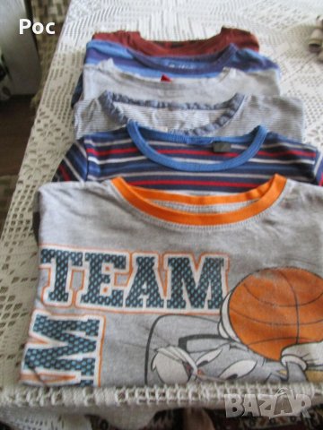 Детски блузи с дълък ръкав-6+1бр., снимка 3 - Детски Блузи и туники - 34153085