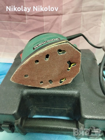 виброшлаиф Parkside с 10 шкурки, снимка 6 - Други инструменти - 53490199