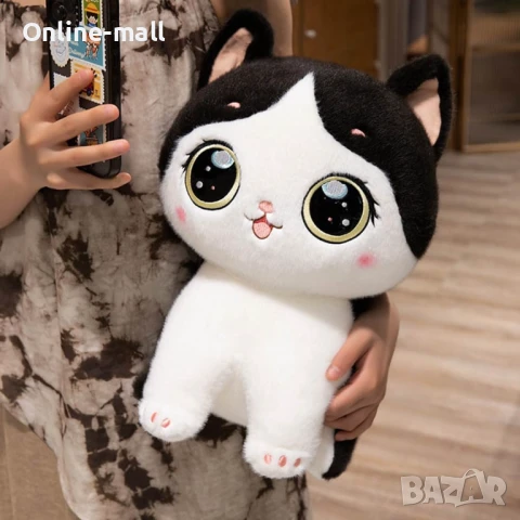 Плюшено Коте, Плюшена играчка Коте, Плюшена котка, 25см, снимка 3 - Плюшени играчки - 50967348
