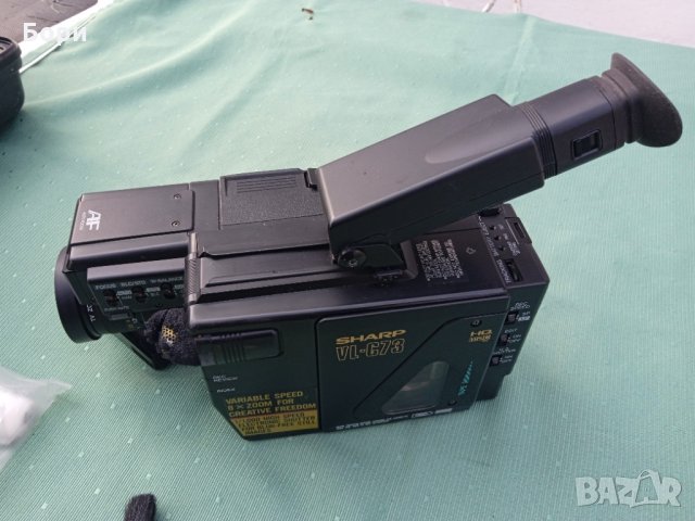SHARP VL-C73 HQ VHS-c Видеокамера, снимка 3 - Камери - 35790609