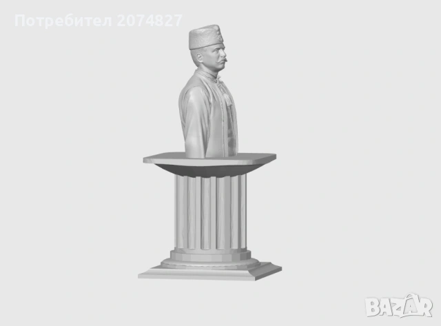 ХАДЖИ ДИМИТАР (бюст, статуетка), снимка 7 - Статуетки - 53453559