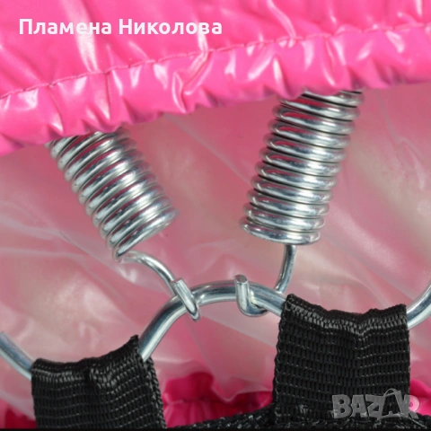 Батут без мрежа Byox 101cm/96cm — розов и син, до 100 кг, снимка 4 - Други спортове - 53601686