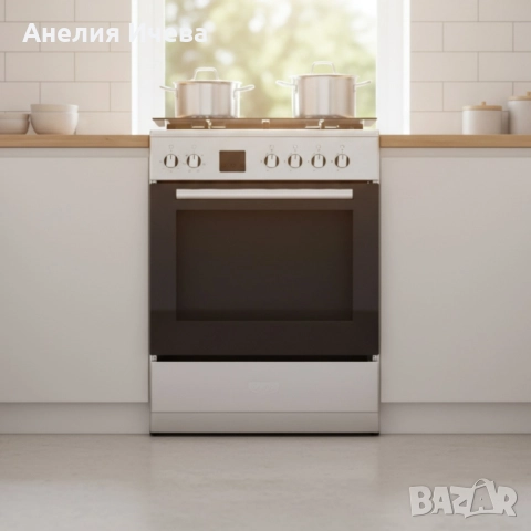 Комбинирана готварска печка Taurus CIGE4FIXMF – газов плот + фурна 60L , ., снимка 5 - Печки, фурни - 52007828