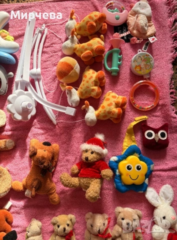 Голям лот плюшени играчки и играчки за бебе дрънкалки нощна лампа, снимка 3 - Плюшени играчки - 53699842