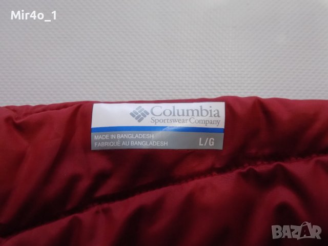 хибридно яке columbia горнище елек туризъм планина дамско оригинално L, снимка 5 - Якета - 44295677