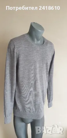 Scotch & Soda Slim Fit Merino  Mens Size M НОВО! ОРИГИНАЛ! Мъжки тънък Вълнен Пуловер!, снимка 4 - Пуловери - 48416351