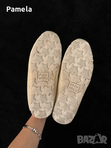 Miu Miu - plume suede sneakers ( велурени обувки ), снимка 3 - Дамски ежедневни обувки - 56238790