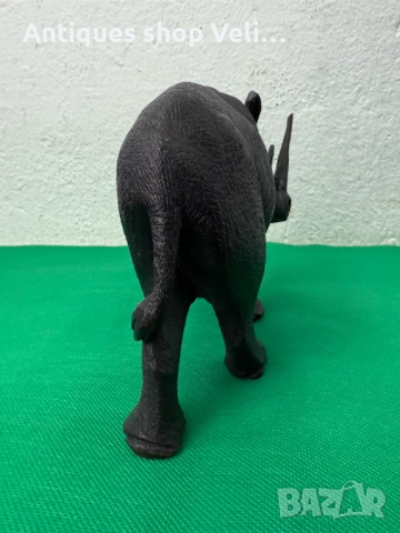 Африканска дървена фигура на носорог №7684 , снимка 4 - Антикварни и старинни предмети - 52652826