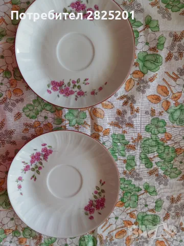 порцеланови чинии и сосиера, снимка 8 - Прибори за хранене, готвене и сервиране - 48964849
