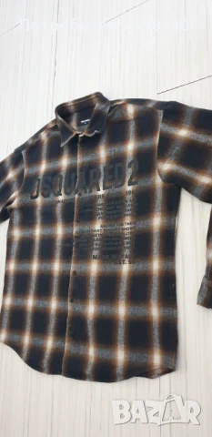 DSQUARED2 Made in Italy / Cotton Oversize Mens Size 52 - L НОВО!  ОРИГИНАЛ! Мъжка Риза!, снимка 5 - Ризи - 50737030