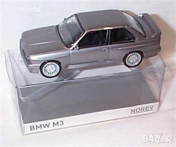 BMW M3 e30 1986 - мащаб 1:43 на Norev моделът е нов в кутия, снимка 2 - Колекции - 34462179